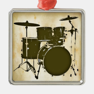 Ornamento De Metal tambor / tambor