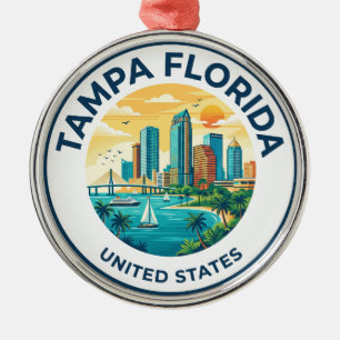 Ornamento De Metal Tampa Flórida
