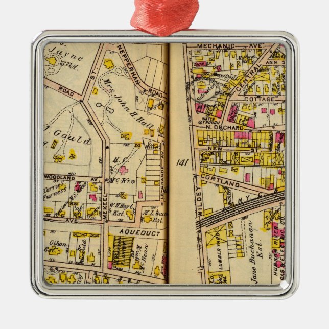 Ornamento De Metal Tarrytown, New York 7 (Frente)