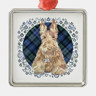 Ornamento De Metal Tartan Black Watch