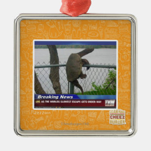 Ornamento De Metal Tartaruga de Excaping