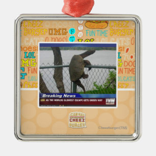 Ornamento De Metal Tartaruga de Excaping