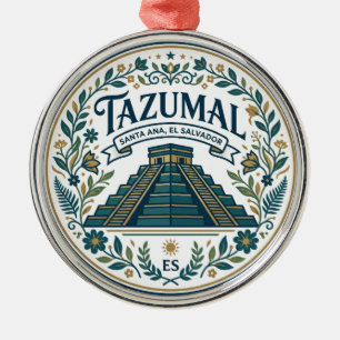 Ornamento De Metal Tazumal El Salvador
