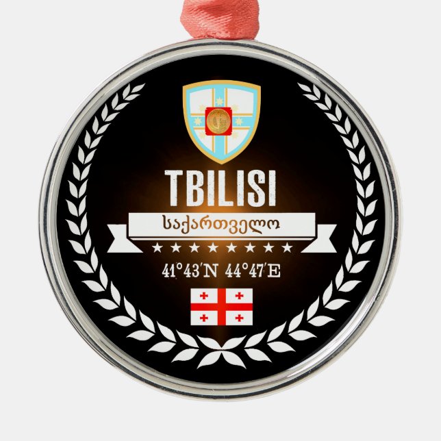 Ornamento De Metal Tbilisi (Frente)