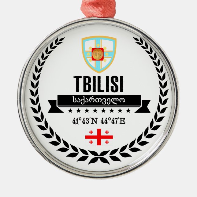 Ornamento De Metal Tbilisi (Frente)