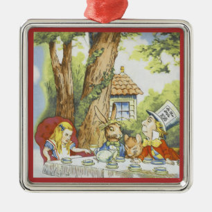 Ornamento De Metal Tea party 1