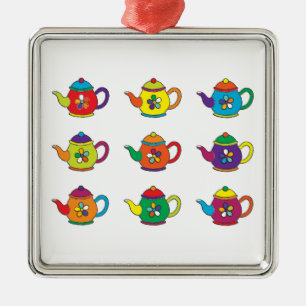 ORNAMENTO DE METAL TEAPOSTOS COORDENADOS