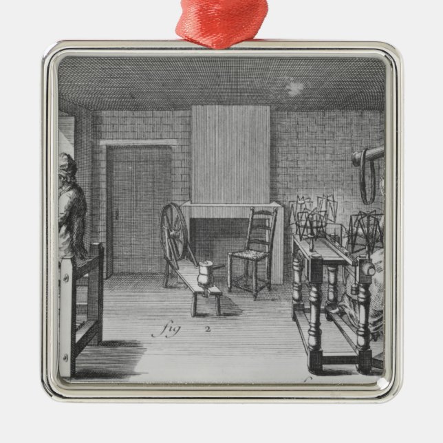 Ornamento De Metal Tear para meias de tecelagem (Frente)