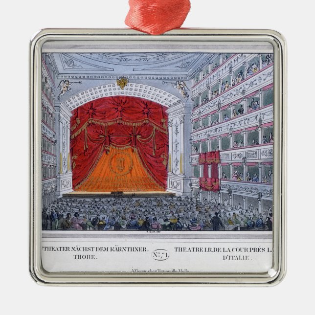 Ornamento De Metal Teatro am Karntnertor Viena (Frente)