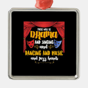 Ornamento De Metal Teatro Haverá Drama