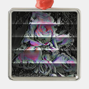 Ornamento De Metal Techno Bouquet