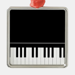 Ornamento De Metal Teclado de piano