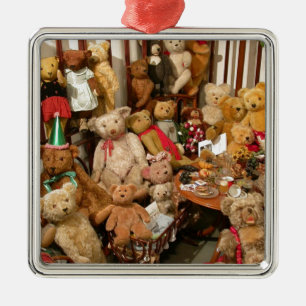 Ornamento De Metal Teddy Bears Collectors Paradise