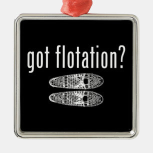 Ornamento De Metal Tem Snowshoe