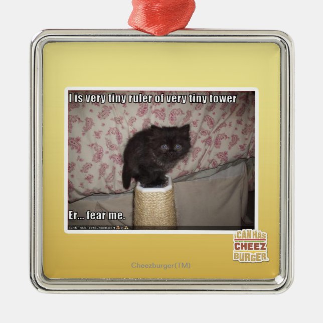 Ornamento De Metal Tema-me (Frente)