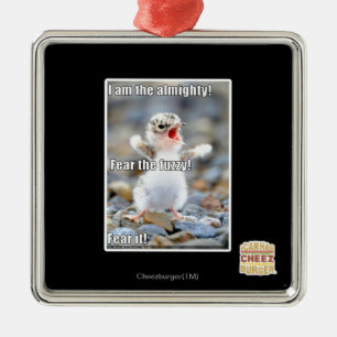 Ornamento De Metal Tema o felpudo!