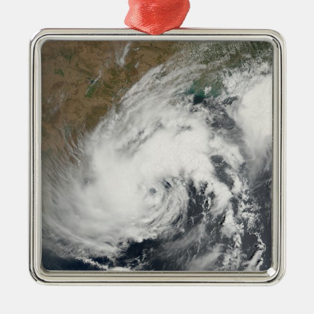 Ornamento De Metal Tempestade tropical Bijli (Frente)