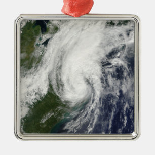 Ornamento De Metal Tempestade tropical Hanna sobre a costa leste 2