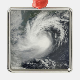Ornamento De Metal Tempestade tropical Parma que aproxima China e