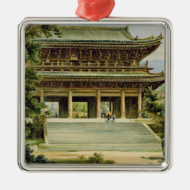 Ornamento De Metal Templo budista em Kyoto, Japão (Frente)