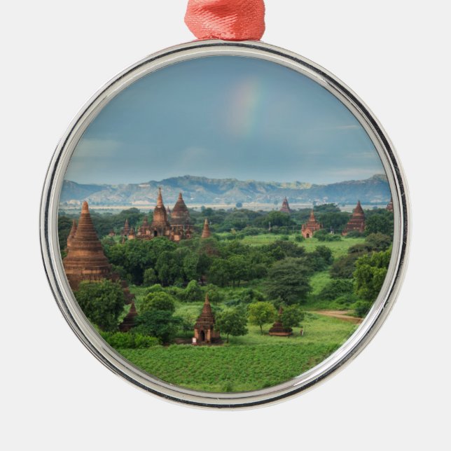 Ornamento De Metal Templos em Bagan, Myanmar (Frente)