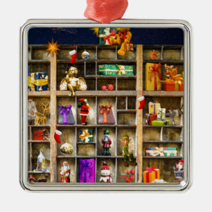 Ornamento De Metal tempo de alegria de natal