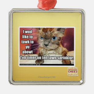 Ornamento De Metal Temporizador de Sprinklur do gramado