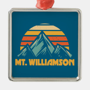 Ornamento De Metal Tenente Williamson California Retro Turquoise