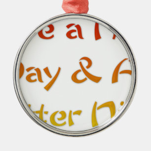 Ornamento De Metal Tenha um bom dia e uma boa noite.png