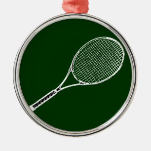 Ornamento De Metal tênis racquet