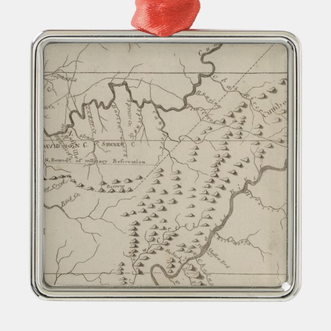 Ornamento De Metal Tennassee (Frente)