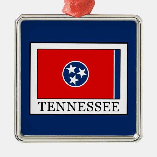 Ornamento De Metal Tennessee (Frente)