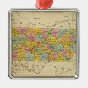Ornamento De Metal Tennessee 3