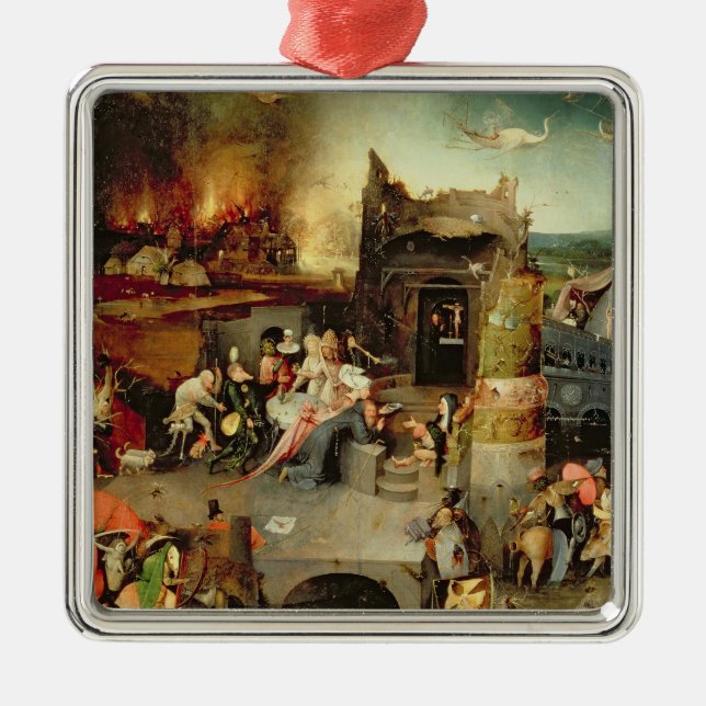 Ornamento De Metal Tentação de Rua. (Frente)