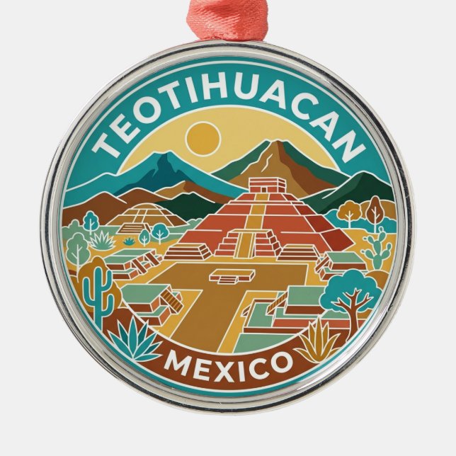 Ornamento De Metal Teotihuacan México (Frente)