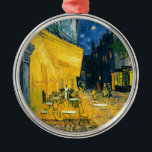Ornamento De Metal Terraço do café de Vincent van Gogh |, Lugar du<br><div class="desc">Terraço do café,  Lugar du Fórum,  Arles,  1888 (óleo em canvas) Gogh,  terraço do café 1853-90) BBC192281 da camionete de Vincent (,  Lugar du Fórum,  Arles,  1888 (óleo em canvas),  Gogh,  camionete de Vincent (1853-90)/Muller de Rijksmuseum,  Otterlo,  Países Baixos/biblioteca da arte de Bridgeman</div>
