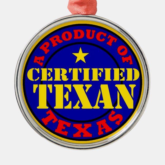 ORNAMENTO DE METAL TEXÃO CERTIFICADO (Frente)