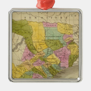 Ornamento De Metal Texas