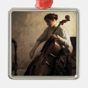 Ornamento De Metal The Cellist (por Joseph DeCamp)