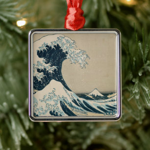 Ornamento De Metal The Great Wave off Kanagawa