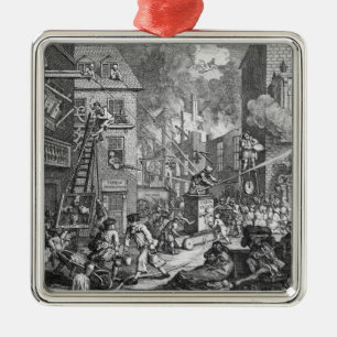 Ornamento De Metal The Times, placa mim, 1762