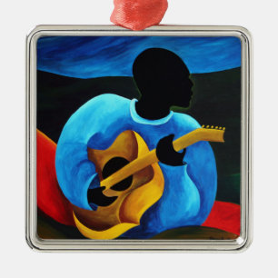 Ornamento De Metal Ti-Jean le guitariste 2008
