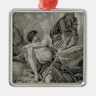 Ornamento De Metal Timon e Apemantus, de Timon de Atenas por Willi