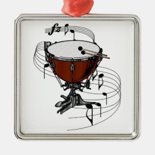 Ornamento De Metal Timpani (cilindro da chaleira)