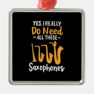 Ornamento De Metal Tipos saxofone