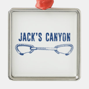 Ornamento De Metal Tirante de Jack's Canyon Arizona para Escalada em 