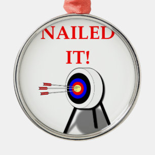 ORNAMENTO DE METAL TIRO AO ARCO