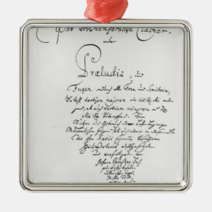 Ornamento De Metal Titlepage escrito à mão do poço moderado