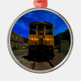 Ornamento De Metal Todos a Bordo do Trem