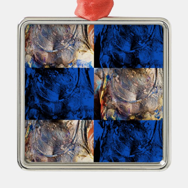 Ornamento De Metal tórax carnaval (Frente)